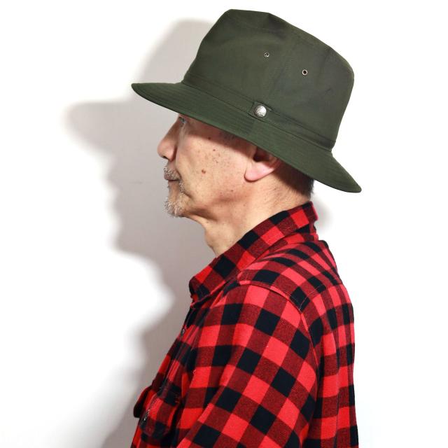 STETSON ハット パラフィンハット ハット帽 ステットソン コットン 100% 毛 コットンウェザー チョークマーク パラフィン コットン100 日本製 全2色 オリーブ/ベージュ [ hat ] 男性 誕生日 プレゼント 父の日 ギフト ラッピング無料_15