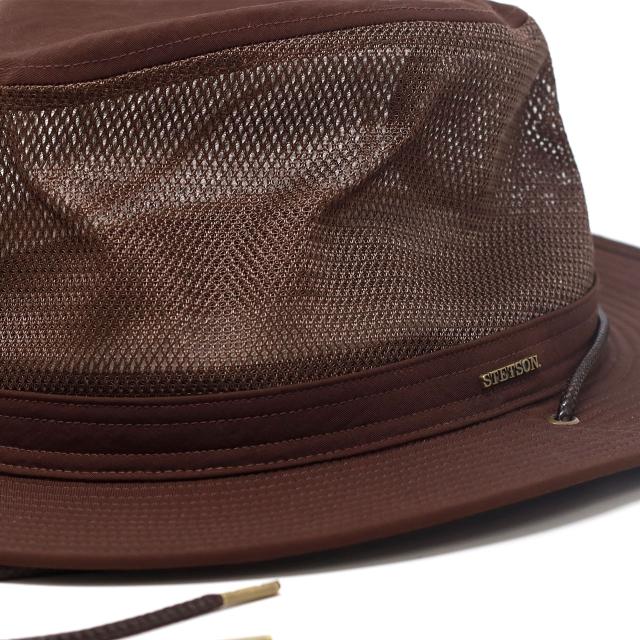 STETSON 撥水 メッシュハット メンズ ナイロン ハット アウトドアハット メンズ ハット帽 日本製 メンズ ステットソン ハット 紳士 日よけ ハット 涼しい 全2色 [ outdoor hat ] 父の日 ギフト プレゼント お父さん 誕生日 ラッピング無料_12