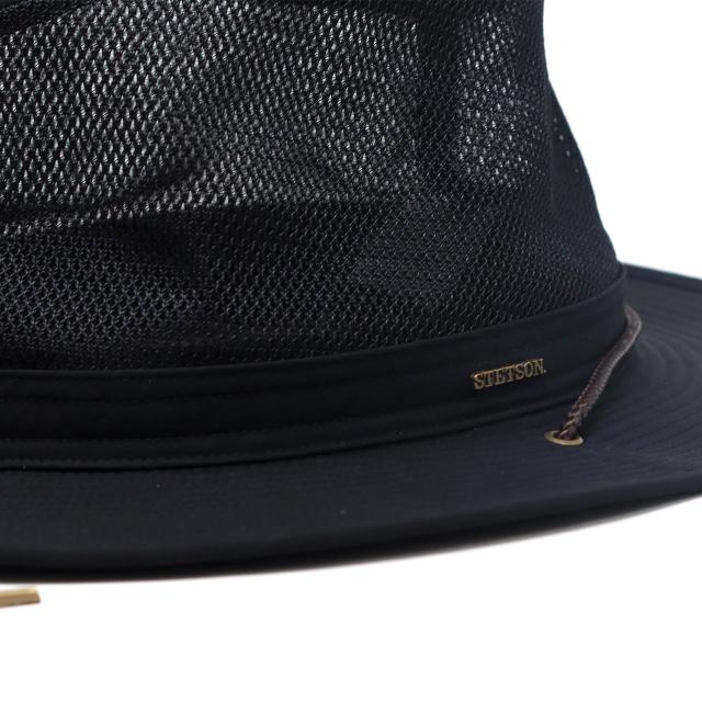 STETSON 撥水 メッシュハット メンズ ナイロン ハット アウトドアハット メンズ ハット帽 日本製 メンズ ステットソン ハット 紳士 日よけ ハット 涼しい 全2色 [ outdoor hat ] 父の日 ギフト プレゼント お父さん 誕生日 ラッピング無料_4