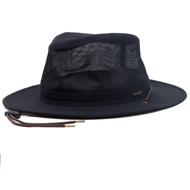 STETSON 撥水 メッシュハット メンズ ナイロン ハット アウトドアハット メンズ ハット帽 日本製 メンズ ステットソン ハット 紳士 日よけ ハット 涼しい 全2色 [ outdoor hat ] 父の日 ギフト プレゼント お父さん 誕生日 ラッピング無料_6