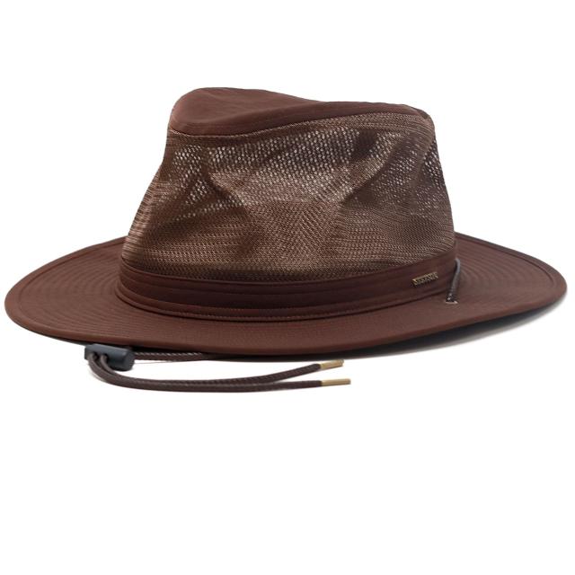 STETSON 撥水 メッシュハット メンズ ナイロン ハット アウトドアハット メンズ ハット帽 日本製 メンズ ステットソン ハット 紳士 日よけ ハット 涼しい 全2色 [ outdoor hat ] 父の日 ギフト プレゼント お父さん 誕生日 ラッピング無料_7