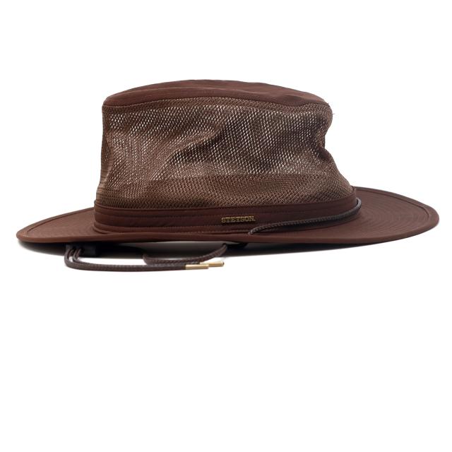 STETSON 撥水 メッシュハット メンズ ナイロン ハット アウトドアハット メンズ ハット帽 日本製 メンズ ステットソン ハット 紳士 日よけ ハット 涼しい 全2色 [ outdoor hat ] 父の日 ギフト プレゼント お父さん 誕生日 ラッピング無料_9