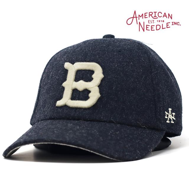 アメリカンニードル キャップ ブルックリン・ロイヤルジャイアンツ メンズ レディース ブランド 秋冬 ARCHIVE LEGEND American Needle ロゴキャップ 黒 ブラック［ baseball cap ］父の日 プレゼント ギフト包装無料