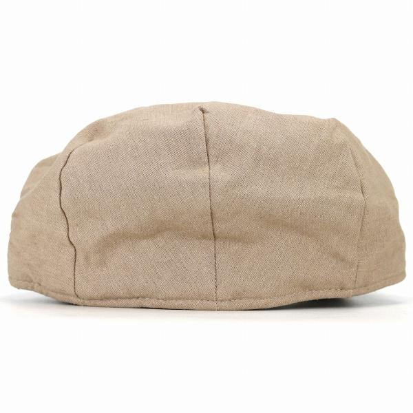 STETSON リネン ハンチング メンズ 春夏 ステットソン 麻 高級 帽子 大きいサイズ ハンチング 紳士 Linen Ivy インポートハット 輸入 シンプル 無地 ブランド M L XL / カーキ [ ivy cap ] 帽子 通販 男性 誕生日 ギフト 父の日 プレゼント_3