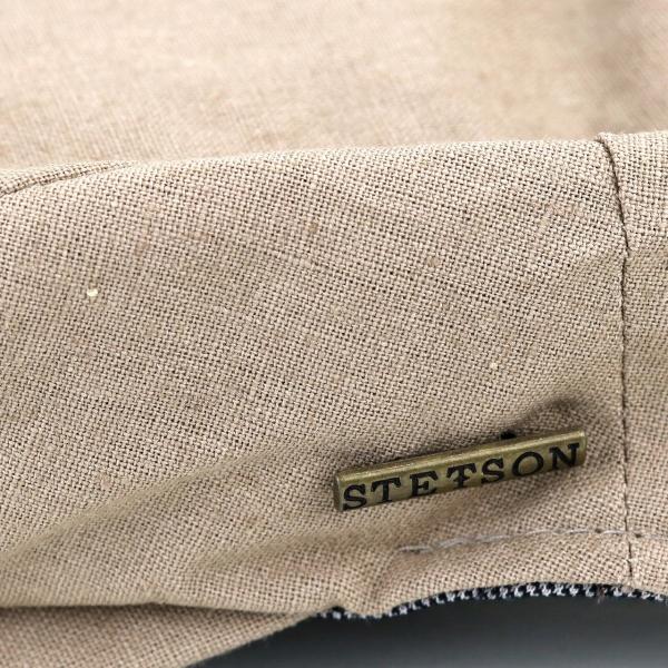 STETSON リネン ハンチング メンズ 春夏 ステットソン 麻 高級 帽子 大きいサイズ ハンチング 紳士 Linen Ivy インポートハット 輸入 シンプル 無地 ブランド M L XL / カーキ [ ivy cap ] 帽子 通販 男性 誕生日 ギフト 父の日 プレゼント_4