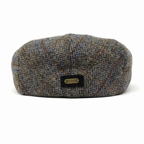 STETSON CHADWICK 帽子 ウール メンズ ハンチング帽 秋 冬 ハリスツイード ハンチング 帽子 メンズ ステットソン ヘリンボーン/グレー［ ivy cap ］男性 プレゼント 帽子通販 父の日 贈り物 ラッピング無料 敬老の日_3