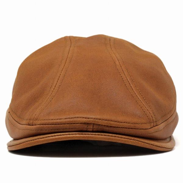 STETSON レザーハンチング ハンチング ステットソン 帽子 革 本革 山羊革 メンズ レザー 帽子 レザー 帽子 ハンチング 革 山羊革 茶 ブラウン [ ivy cap ] 誕生日 プレゼント ギフト ラッピング 父の日_2