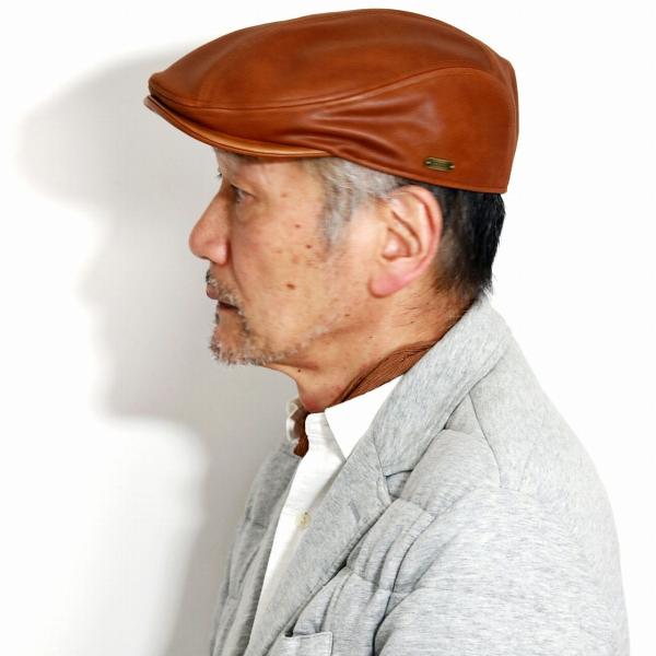 STETSON レザーハンチング ハンチング ステットソン 帽子 革 本革 山羊