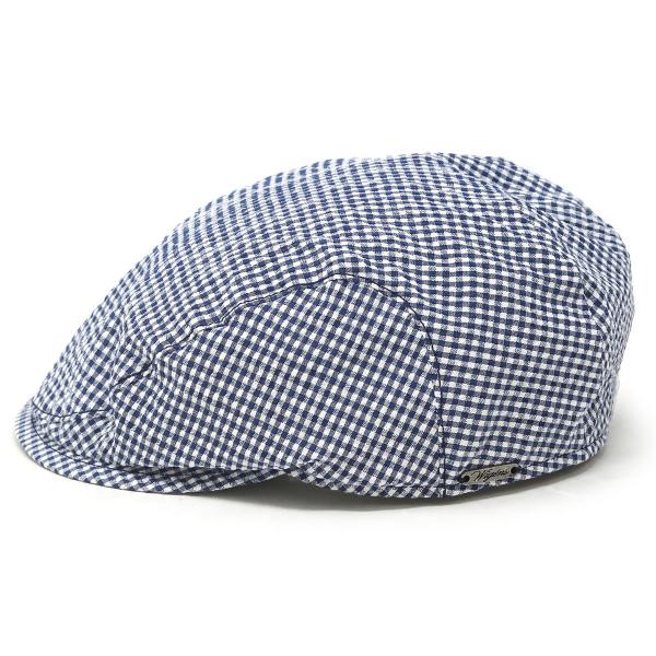 ハンチング帽 WIGENS メンズ ギンガムチェック 帽子 大きいサイズ ライニング メッシュ ヴィゲン IVY SLIM CAP インポート 春夏 ヴィーゲン ハンチング ギンガムチェック［ ivy cap ］プレゼント 男性 父の日 ギフト ラッピング無料_1