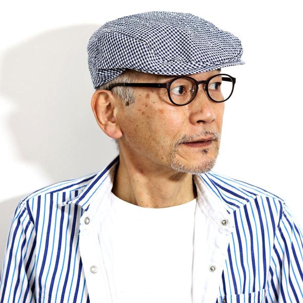 ハンチング帽 WIGENS メンズ ギンガムチェック 帽子 大きいサイズ ライニング メッシュ ヴィゲン IVY SLIM CAP インポート 春夏 ヴィーゲン ハンチング ギンガムチェック［ ivy cap ］プレゼント 男性 父の日 ギフト ラッピング無料_7
