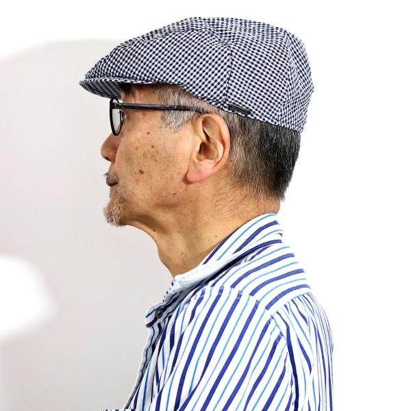ハンチング帽 WIGENS メンズ ギンガムチェック 帽子 大きいサイズ ライニング メッシュ ヴィゲン IVY SLIM CAP インポート 春夏 ヴィーゲン ハンチング ギンガムチェック［ ivy cap ］プレゼント 男性 父の日 ギフト ラッピング無料_9