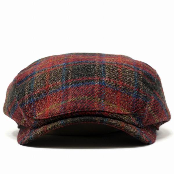 タータンチェック 帽子 秋 冬 メンズ ハンチング ウール チェック柄 赤 ハンチング帽 紳士 北欧ブランド WIGENS インポートブランド 大きいサイズ 57cm 58cm 60cm 62cm ウィゲン ハンチング帽 海外ブランド カーキ 還暦祝い プレゼント クリスマス ギフト 父の日 ハンチング タータンチェック ウール 帽子 秋 冬 チェック柄 赤