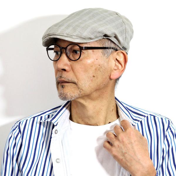 メンズ ハンチング チェック柄 ハンチング帽 大きいサイズ 春 夏 ヨーロッパ 帽子 麻 ブランド 高級 WIGENS ハンチングキャップ チェック / 58cm/60cm/62cm/64cm / エクリュ オリーブ [ ivy cap ] 父の日 ギフト 人気 男性 誕生日 プレゼント ラッピング無料 送料無料_11