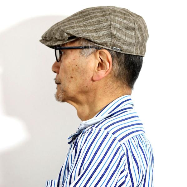 メンズ ハンチング チェック柄 ハンチング帽 大きいサイズ 春 夏 ヨーロッパ 帽子 麻 ブランド 高級 WIGENS ハンチングキャップ チェック / 58cm/60cm/62cm/64cm / エクリュ オリーブ [ ivy cap ] 父の日 ギフト 人気 男性 誕生日 プレゼント ラッピング無料 送料無料_17
