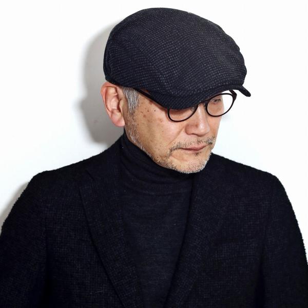 ハンチング 大きいサイズ 帽子 メンズ ウール 秋冬 暖かい ツートーン WIGENS ハンチング帽 アイビーキャップ ヨーロッパ ブランド 柄 [ ivy cap ] 誕生日 ギフト プレゼント ラッピング包装無料 父の日_13