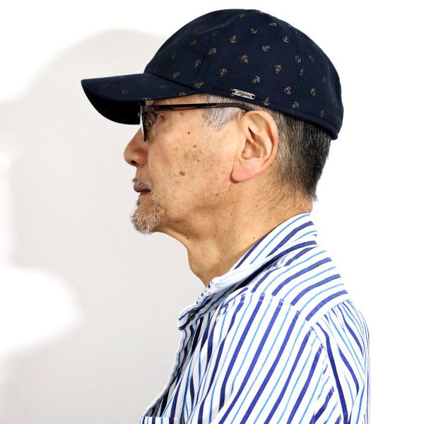 キャップ 春夏 メンズ 父の日 ギフト 人気 おすすめ 6方キャップ 錨柄