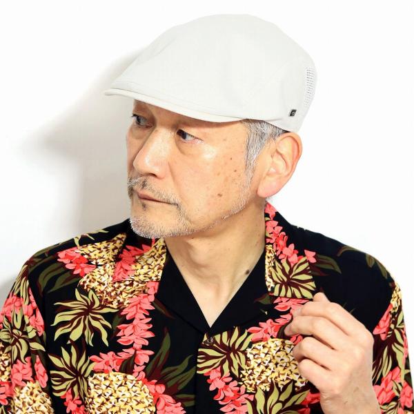 ハンチング メンズ 春夏 大きいサイズ 帽子 ブランド ミラショーン ハンチング帽 日本製 milaschon 紳士 無地 麻混生地 紳士帽子 S M L LL ベージュ [ ivy cap ] ギフト プレゼント 父の日 贈り物 ギフト包装 敬老の日_6