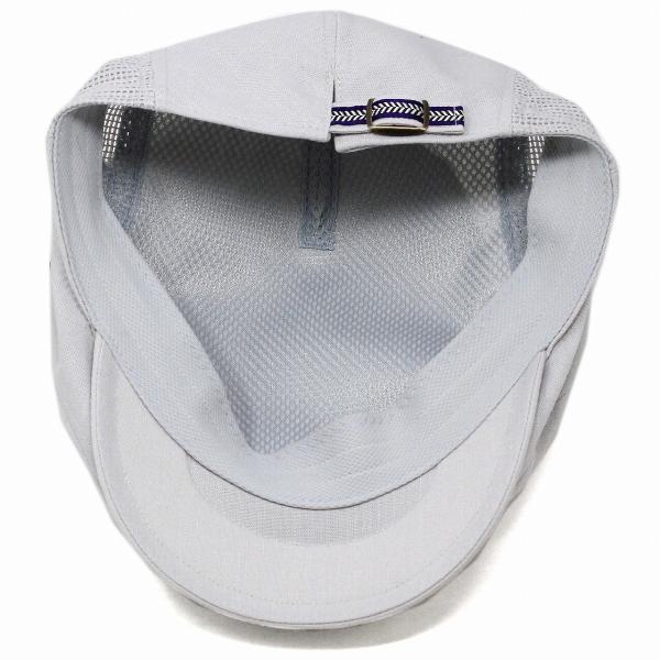 ミラショーン ハンチング 麻 帽子 春 夏 ハンチング 無地 メッシュ