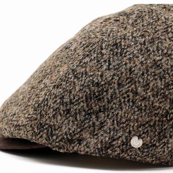 ハンチング ツイード 帽子 メンズ 高品質 ブークレーツイード
