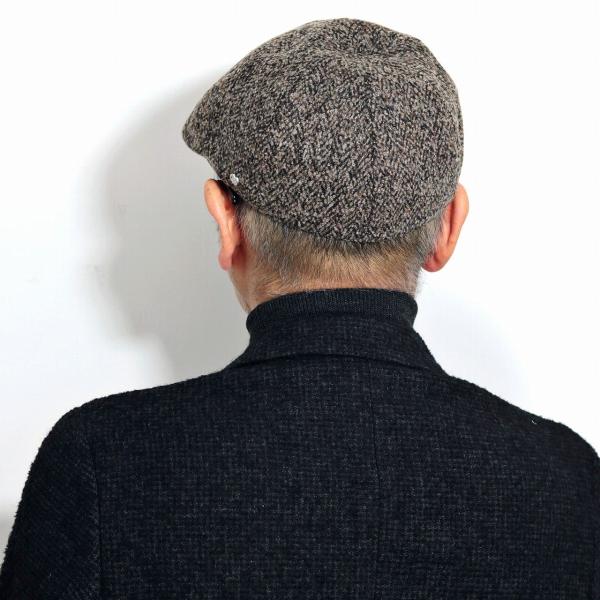 ハンチング ツイード 帽子 メンズ 高品質 ブークレーツイード ハンチング帽 紳士 冬 ブランド ミラショーン アイビーキャップ 茶色 男性用 ブラウン [ ivy cap ] プレゼント 40代 50代 60代 男性 帽子 通販 ELEHELM 父の日 ハンチング ツイード 帽子 メンズ 高品質 ブークレーツイード