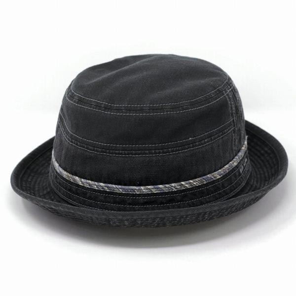 サファリ帽子 春夏帽子 つば上げ下げ可 ウォッシュド加工 ミラショーン バケットハット メンズ 紳士 帽子屋 折りたたみ可能 milaschon 日本製 黒 ブラック [ bucket hat ] イタリアブランド 春の帽子 夏の帽子 父の日 贈り物 ギフト包装 敬老の日 サファリ帽子 春夏帽子 つば上げ下げ可 ウォッシュド加工 ミラショーン