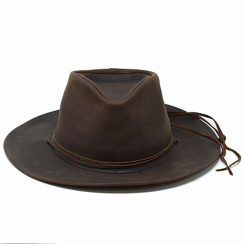 オールシーズ Made in USA アメリカ ヘンシェル社製 本革カウボーイHAT 濃茶 帽子 メンズ レディース HENSCHEL_2