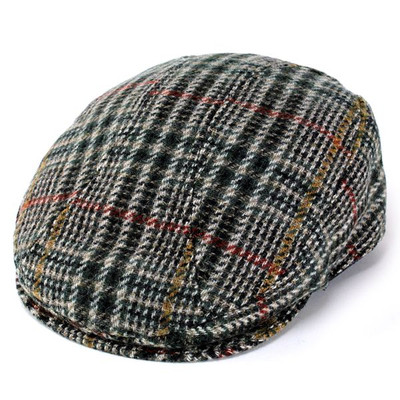 ニューヨークハット ハンチング 帽子 メンズ レディース ツイード WoolRich Plaid 1900 9017 グレー