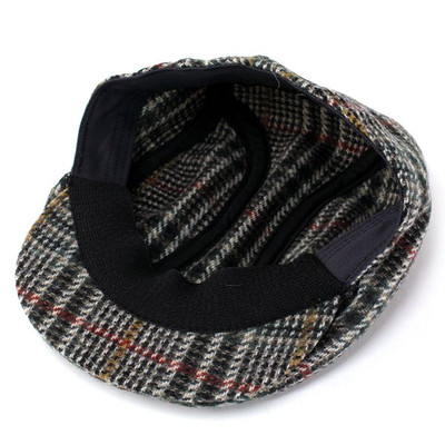 ニューヨークハット ハンチング 帽子 メンズ レディース ツイード WoolRich Plaid 1900 9017 グレー_5