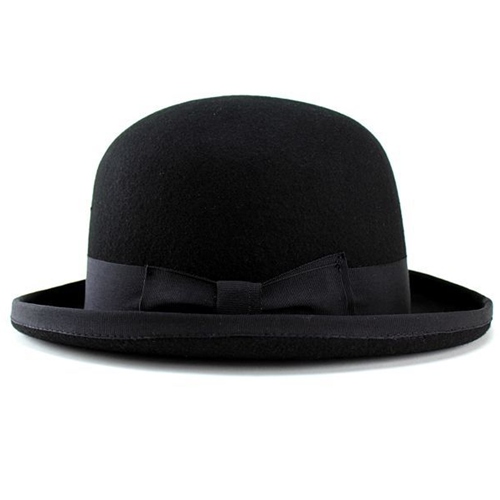 帽子 メンズ ハット 無地 ボーラーハット ウール 羊毛 フェルト 帽体 レディース 秋 冬 ダービーハット ブラック Fuji Hat フジハットの通販はau Pay マーケット Elehelm帽子専門店