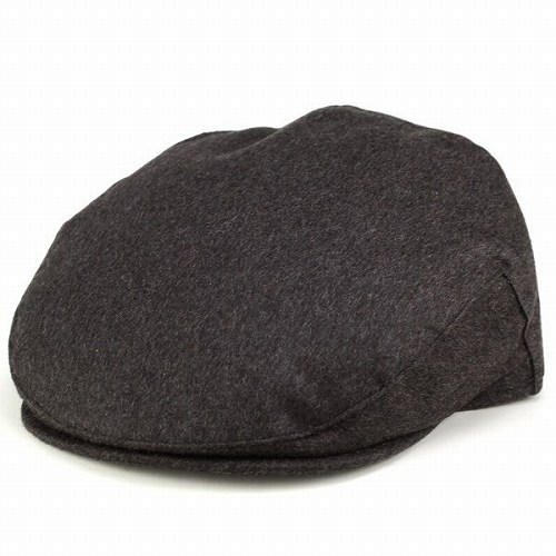 ハンチング カシミヤ メンズ 帽子 CHRISTYS' LONDON クリスティーズロンドン 高級 上質 Balmoral チャコール グレー