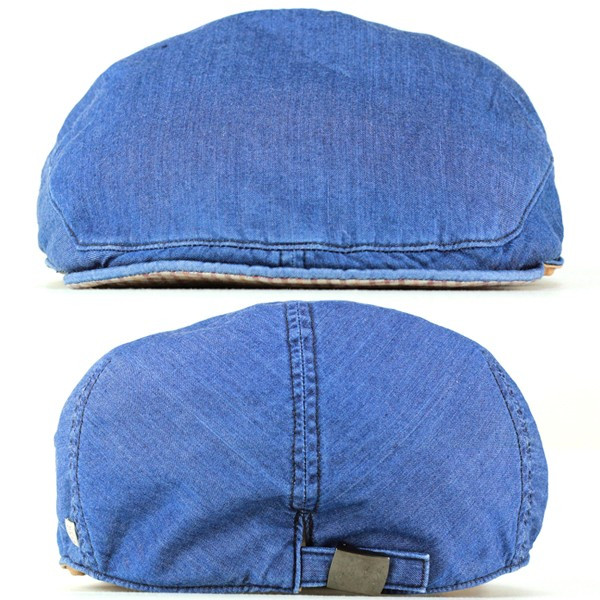 ダックス ファッション 帽子 ハンチング GIZA92 ivycap daks シンプルデザイン 青 ブルー_3