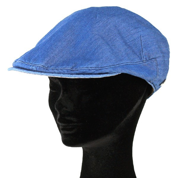 ダックス ファッション 帽子 ハンチング GIZA92 ivycap daks シンプルデザイン 青 ブルー_4