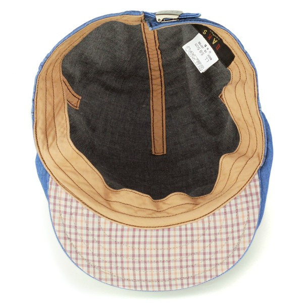 ダックス ファッション 帽子 ハンチング GIZA92 ivycap daks シンプルデザイン 青 ブルー_6