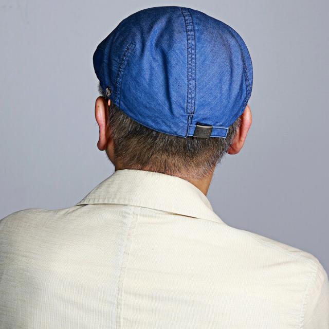 ダックス ファッション 帽子 ハンチング GIZA92 ivycap daks シンプルデザイン 青 ブルー_9
