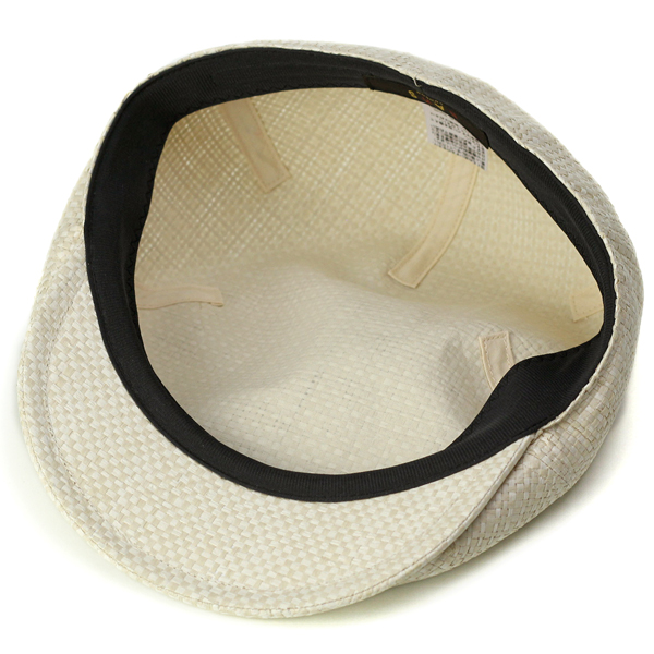 ハンチング ivycap ダックス 帽子 ファッション 小物 ギンガムチェック 織り模様 daks オフホワイト_6