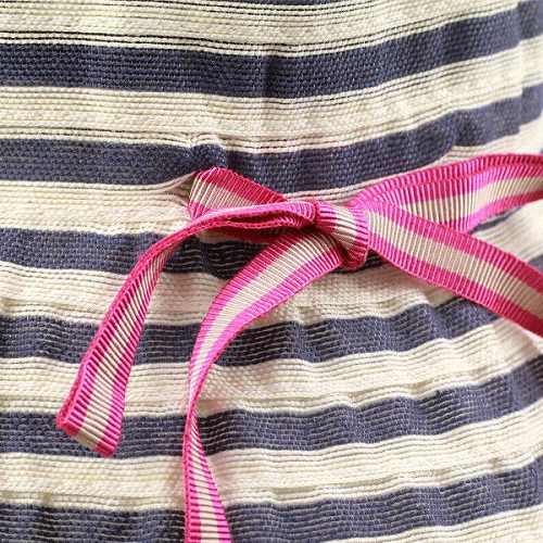 GREVI グレヴィ 春夏 カジュアル ツバ広ハット レディース ボーダー