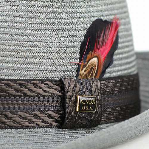 帽子 メンズ 中折れハット KNOX ノックス リネンブレード 帽子