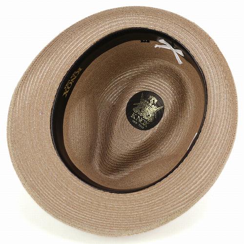 帽子 メンズ 中折れハット KNOX ノックス リネンブレード 帽子