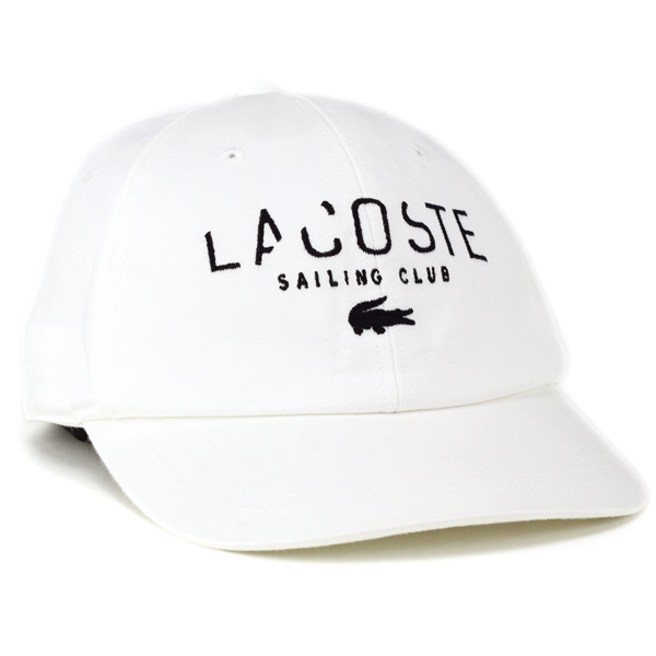 Lacoste 春夏 ラコステ ツイルキャップ メンズ Cap 帽子 6方キャップ メンズ オフホワイトの通販はau Pay マーケット Elehelm帽子専門店