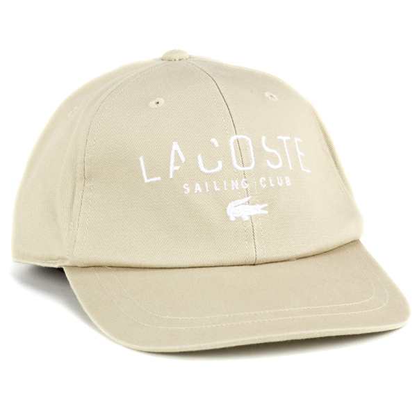 6方キャップ メンズ Lacoste 春夏 ラコステ ツイルキャップ メンズ Cap 帽子 ベージュの通販はau Pay マーケット Elehelm帽子専門店