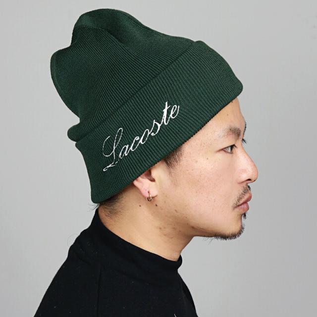 Lacoste ニット帽 ラコステ 筆記体ロゴ ウール ニットワッチ 秋冬 カーキの通販はau Pay マーケット Elehelm帽子専門店