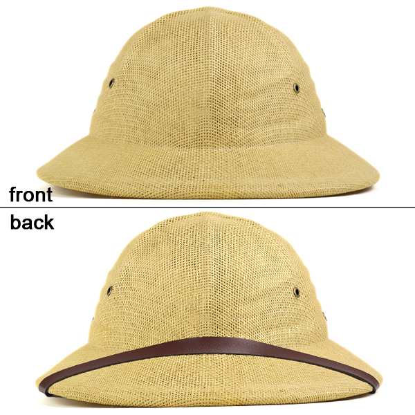 ピスヘルメット 帽子 探検帽 防暑帽 サイズ調整可 耐水 DPC ブランド