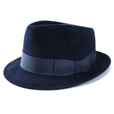 帽子 ハット メンズ ハット フェルトハット Fuji Hat 高級ラビットファーフェルト 国産紳士帽子 ネイビーの通販はau Pay マーケット Elehelm帽子専門店