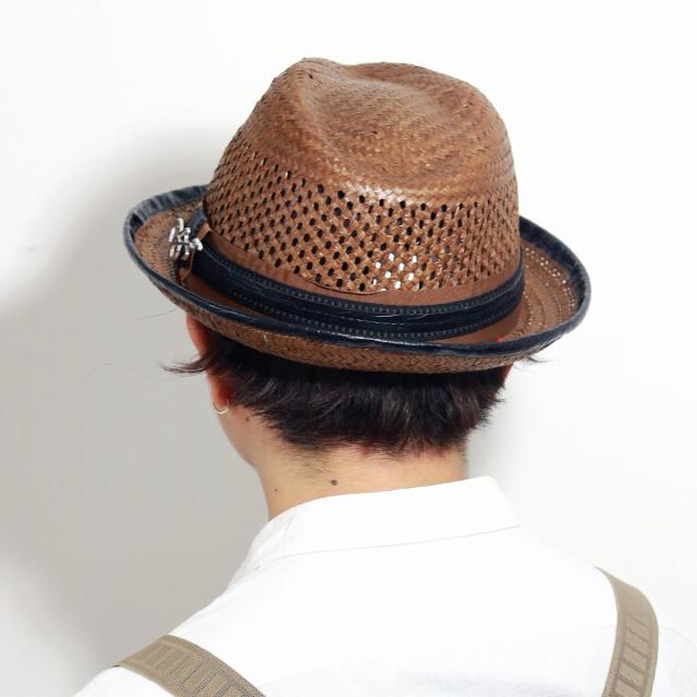 中折れハット 春夏 ファッション 帽子 メンズ レディース カルロスサンタナ サマーハット ストロー ハット Mohican ブラウン送料無料の通販はau Pay マーケット Elehelm帽子専門店