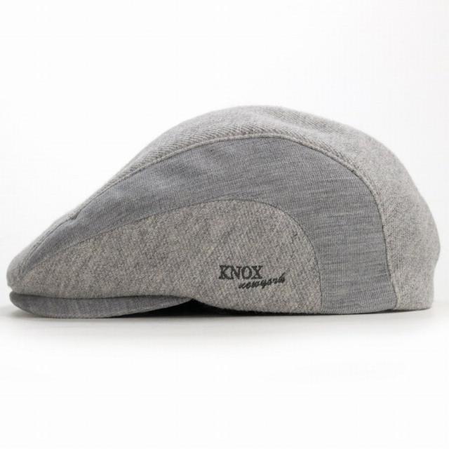 ハンチング帽 メンズ 秋冬 ノックス 帽子 日本製 KNOX ハンチング サーモトロン 遠赤外線 蓄熱 防寒 knox 帽子 フリーサイズ サイズ調節付 シンプル 無地 ハンチング帽子 紳士 カジュアル グレー 父の日 ギフト 男性 誕生日 プレゼント_1