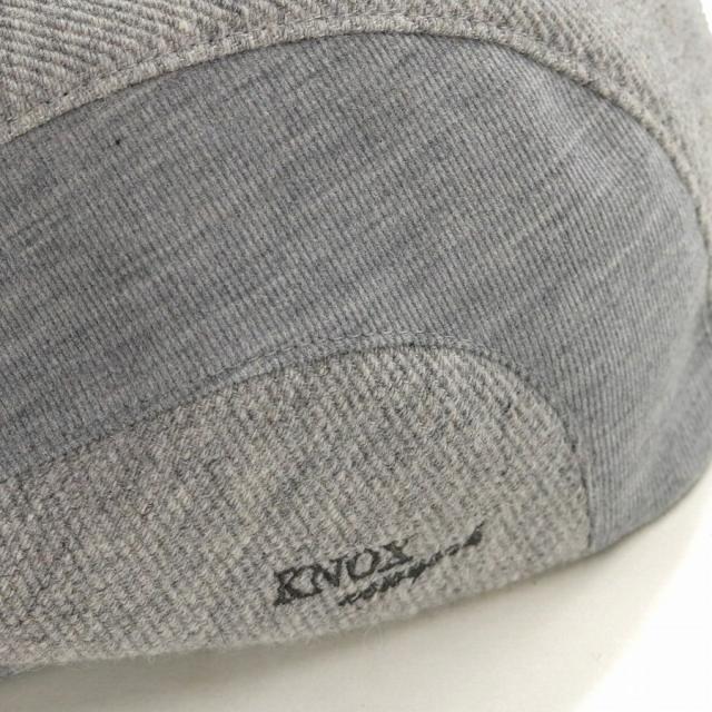 ハンチング帽 メンズ 秋冬 ノックス 帽子 日本製 KNOX ハンチング サーモトロン 遠赤外線 蓄熱 防寒 knox 帽子 フリーサイズ サイズ調節付 シンプル 無地 ハンチング帽子 紳士 カジュアル グレー 父の日 ギフト 男性 誕生日 プレゼント_4