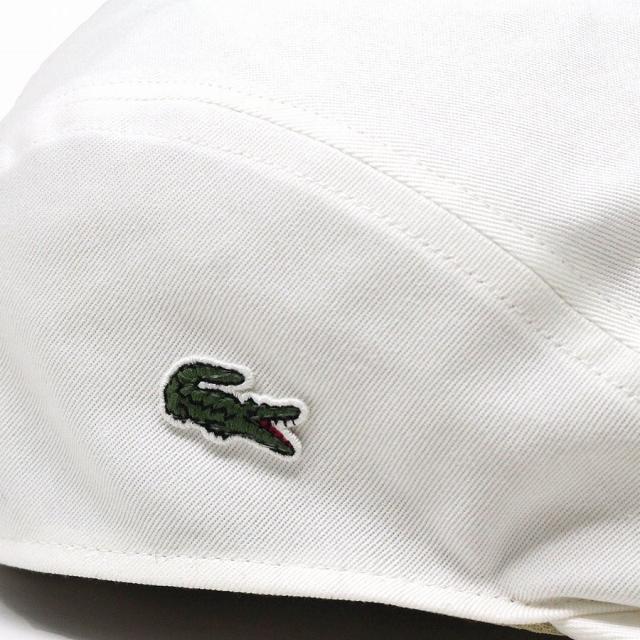 ラコステ ハンチング ブランド 日本製 メンズ 秋冬 LACOSTE 帽子 シンプル ユニセックス カツラギ 綿 春夏 シンプル 無地 紳士 ハンチング帽 手洗い可 白 ホワイト メール便送料無料 プレゼント ギフト ラッピング無料_4