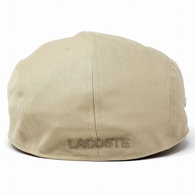ラコステ ハンチング オールシーズン 帽子 日本製 メンズ 秋冬 LACOSTE 帽子 シンプル ユニセックス カツラギ 綿 春夏 無地 紳士 ハンチング帽 手洗い可 ベージュ メール便送料無料 プレゼント ギフト ラッピング無料_3