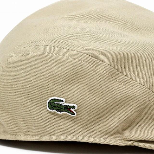 ラコステ ハンチング オールシーズン 帽子 日本製 メンズ 秋冬 LACOSTE 帽子 シンプル ユニセックス カツラギ 綿 春夏 無地 紳士 ハンチング帽 手洗い可 ベージュ メール便送料無料 プレゼント ギフト ラッピング無料_4