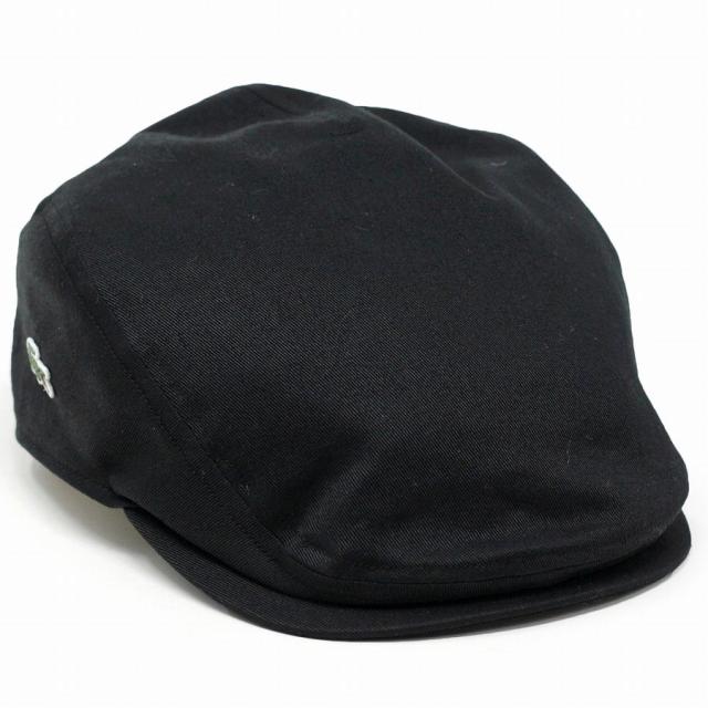 ラコステ メンズ ハンチング 黒 カツラギ 綿 帽子 日本製 オールシーズン 秋冬 LACOSTE 帽子 シンプル ユニセックス 手洗い可 春夏 無地 ハンチング帽 紳士 ブラック メール便送料無料 プレゼント ギフト ラッピング無料_6